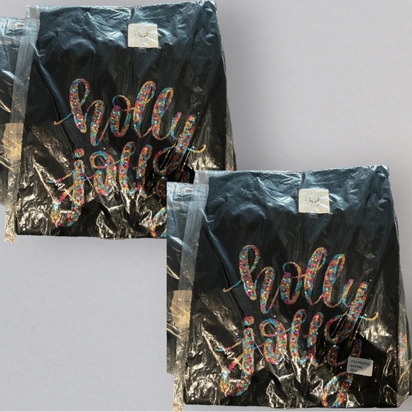 Sequin FESTIVE ‘Holly Jolly' Sequin Holiday Dress Large Fits Oversized - Picture 13 of 14